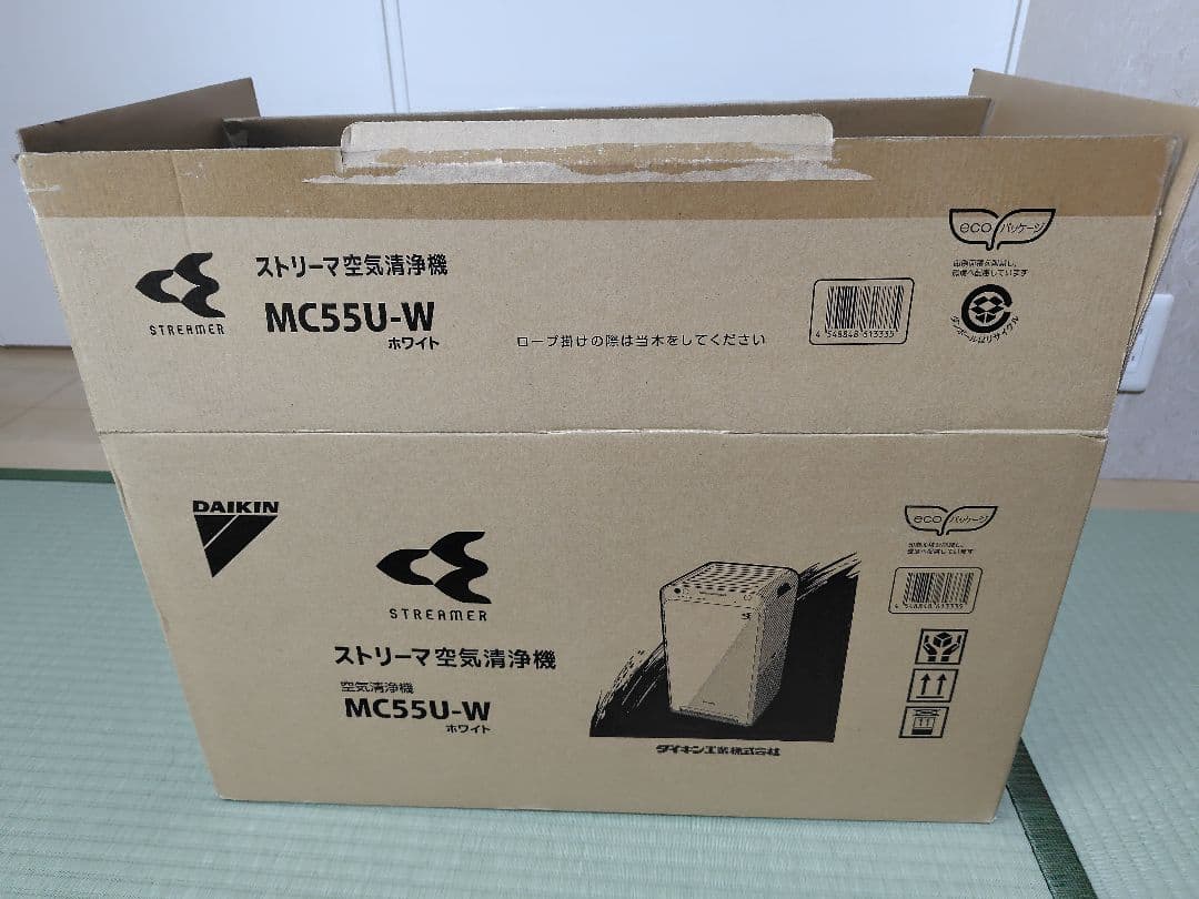 ダイキン 空気清浄機 MC55U-W