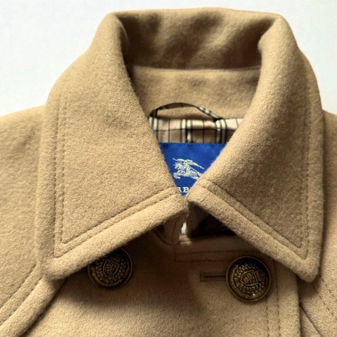 美品✨バーバリーブルーレーベル ウールPコート ベージュ 通勤 秋冬
