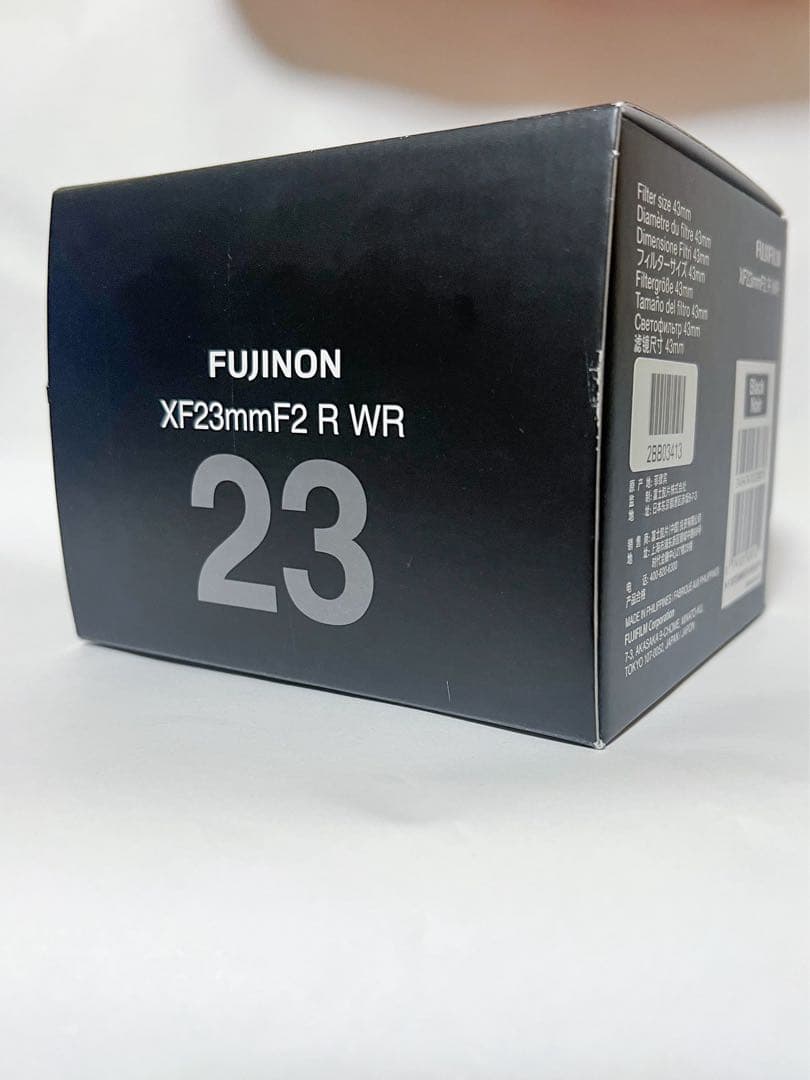 美品FUJINON FUJIFILM XF23mm F2 R WR 単焦点レンズ
