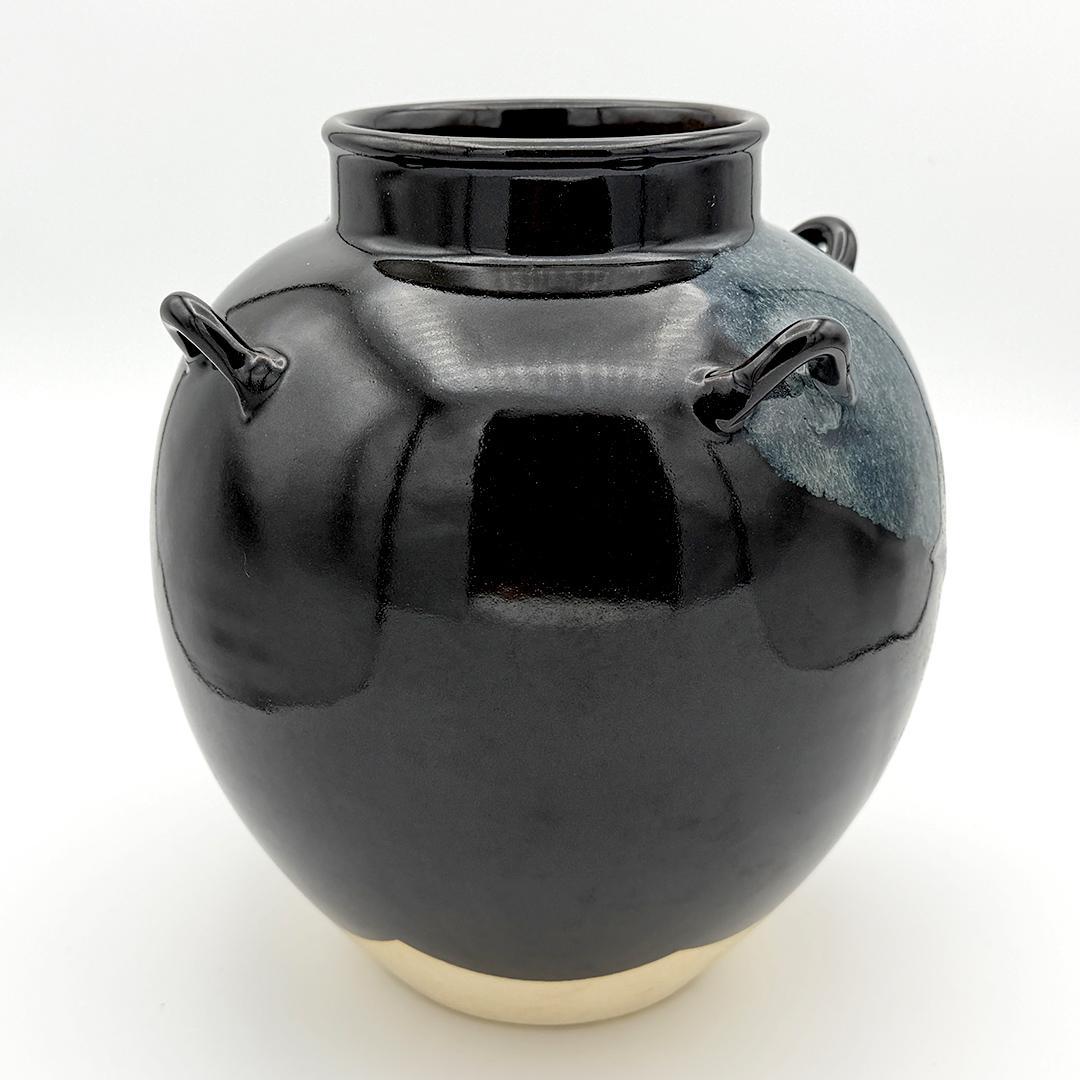 【美品】 飾壷 京焼 洛東 景山 茶壺 飾り壷 茶道具