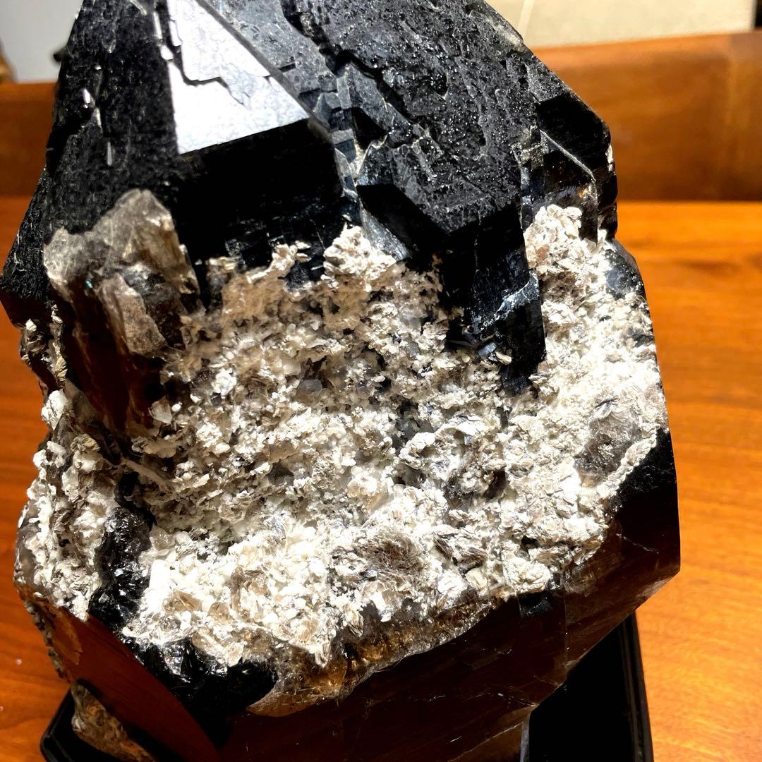 ブラジル産　巨大モリオンカテドラル　雲母付き　7.5キロ　希少　水晶