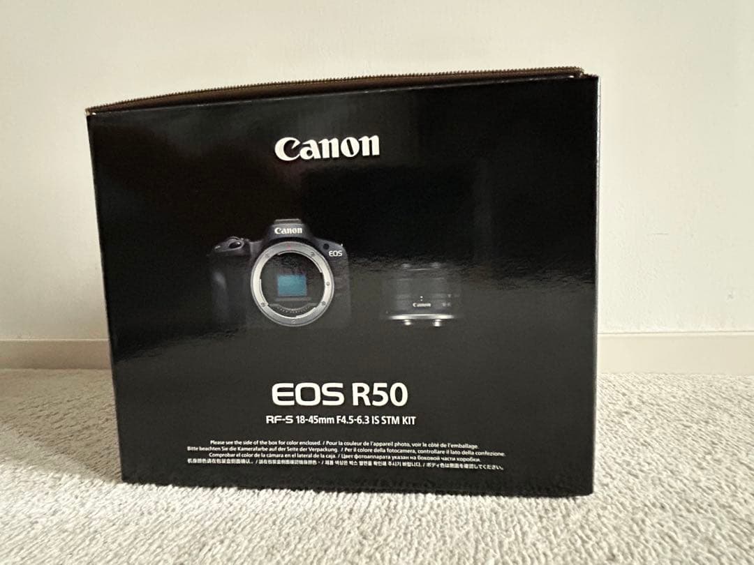 【新品・未使用】EOS R50 RF-S18-45 IS STM レンズキット