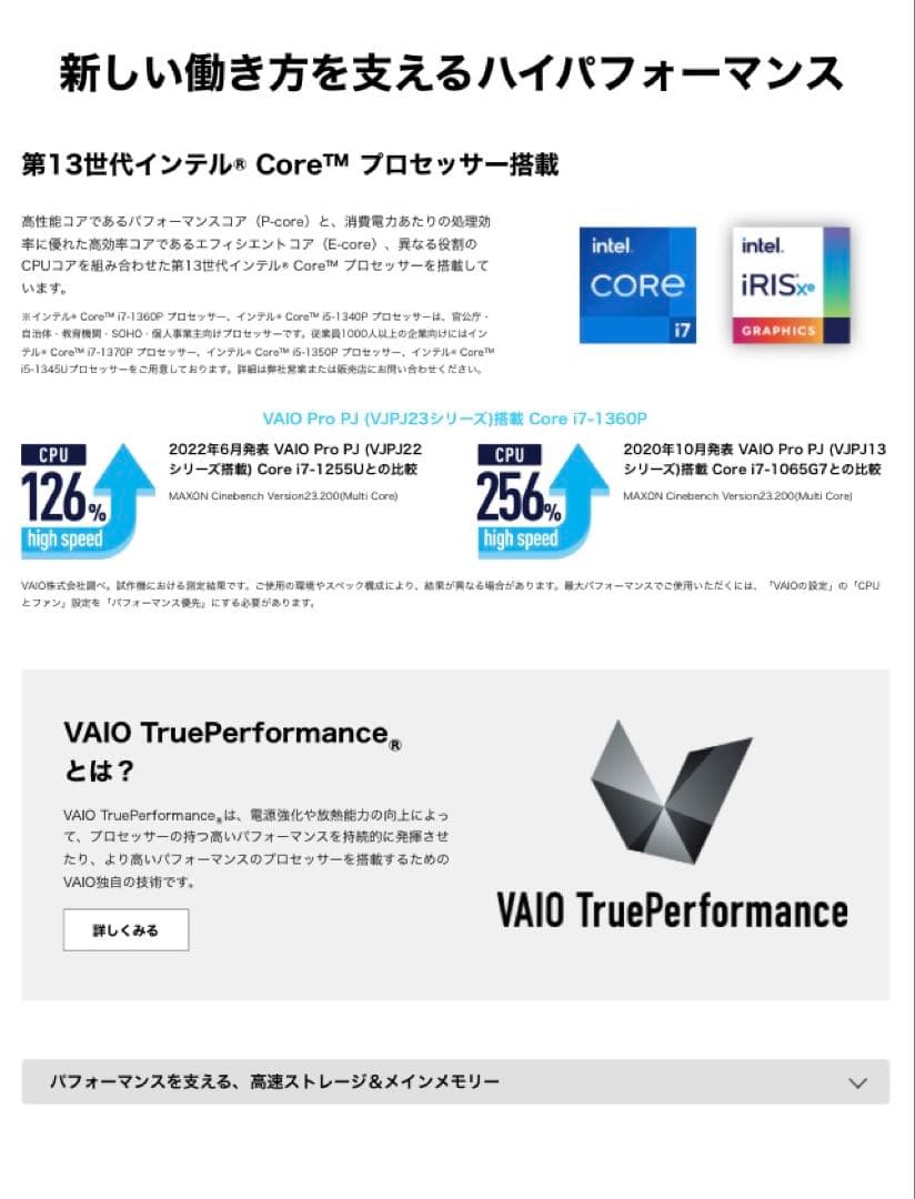 【koumiu様】VAIO Pro PJ i5-1340P 16GB