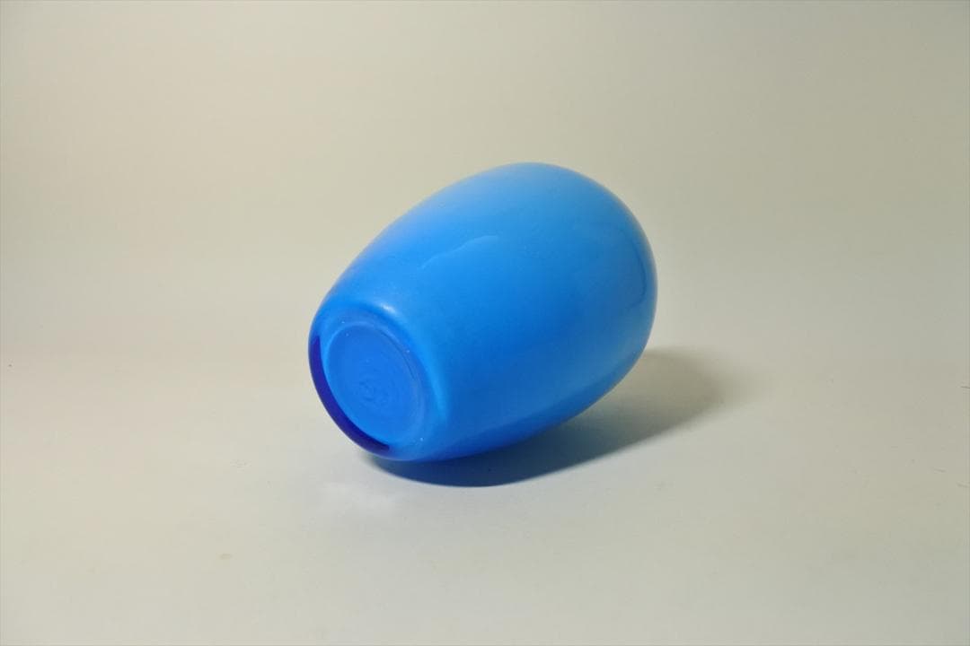 昭和ガラス　２重構造　花瓶　壺　オブジェ　ヴィンテージ　レトロ