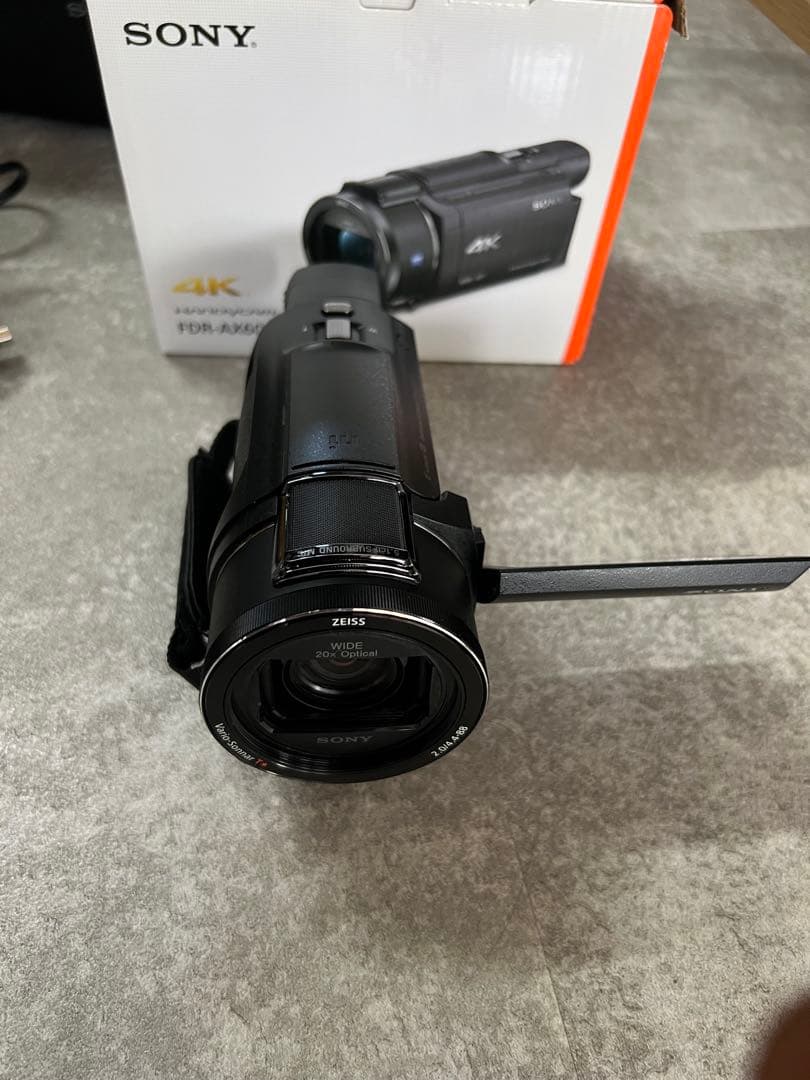 Sony FDR-AX60 4Kビデオカメラ 本体 バッグセット