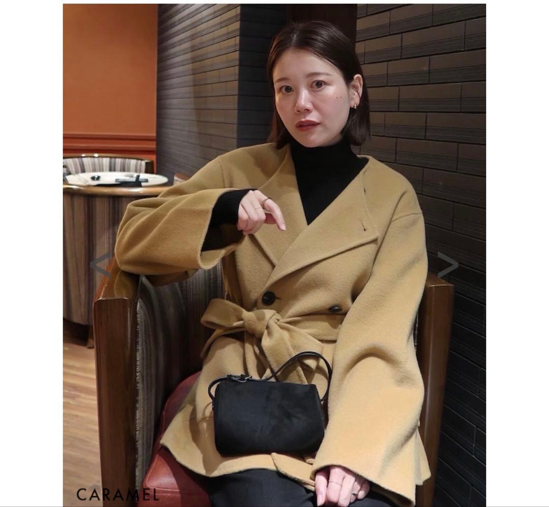 ノーカラー 2WAYリバーミドルコート　ベースメントオンライン