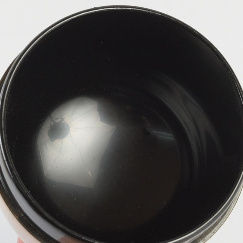 茶道具　越前蒔絵師　宮田宗景作　金蒔絵　棗　共箱　V　9838