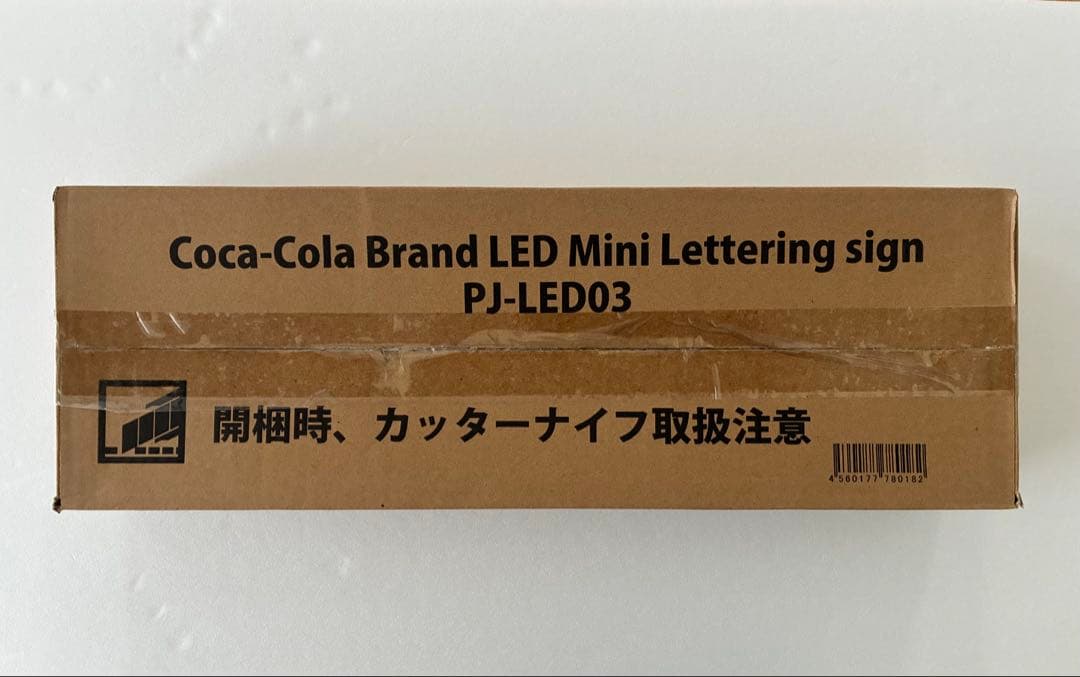 コカ・コーラ　LED ミニレタリングサイン　coca cola