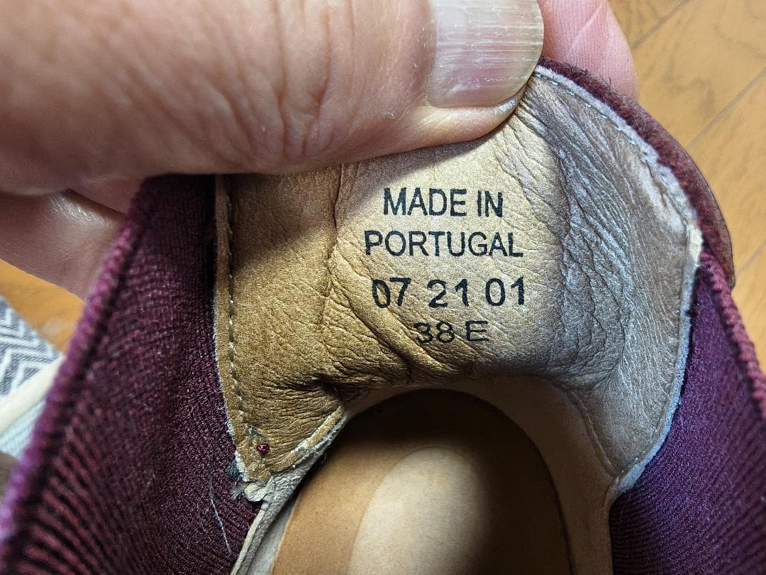 未使用品！ビルケンシュトック本革サイドゴアブーツ防水 24.5 バーガンディ