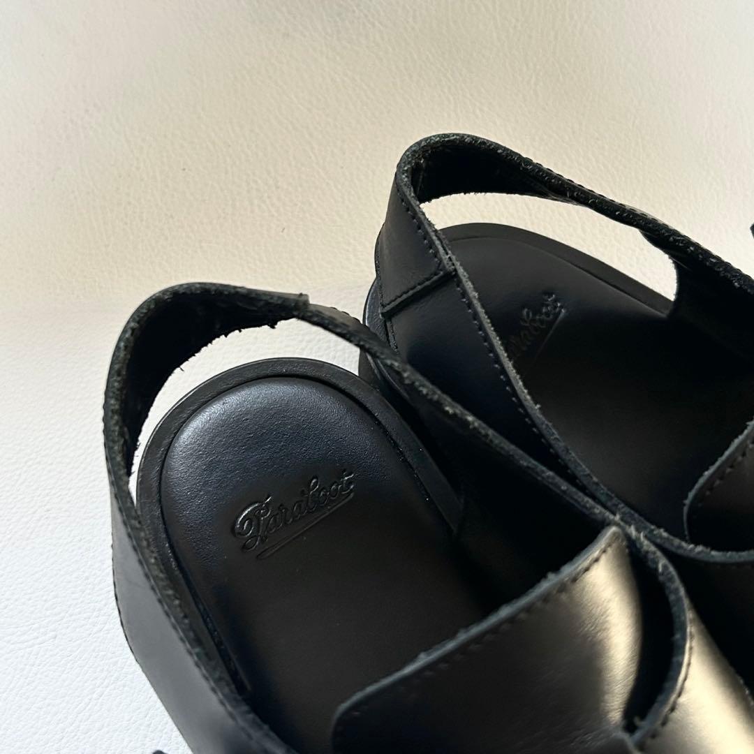 極美品 パラブーツ アドリアティック サンダル ブラック 39