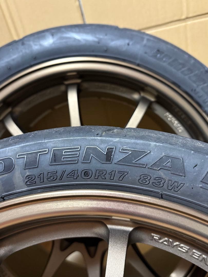 NNN RAYS CE28N SW20 用17インチホイールセット