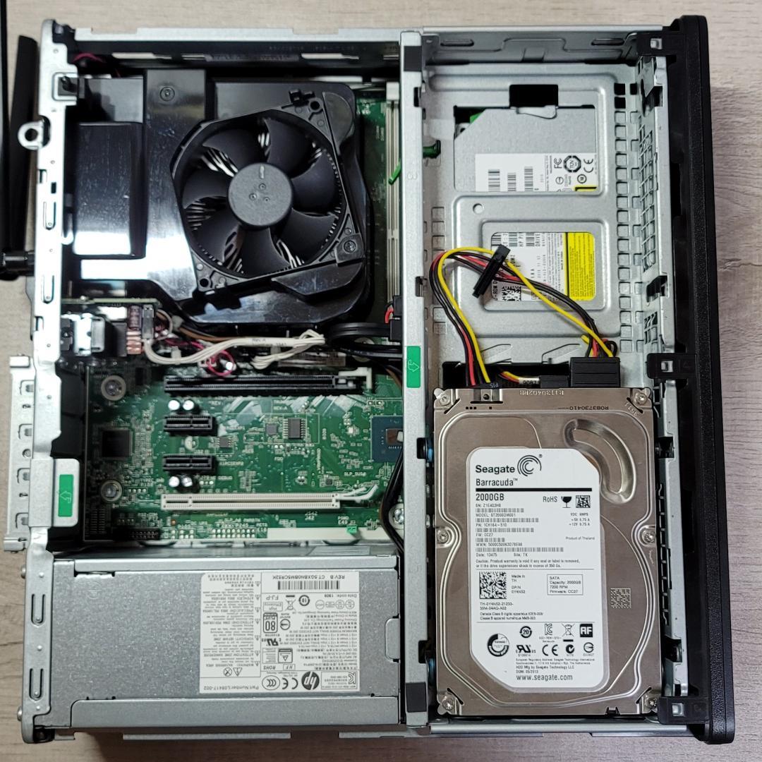 Core i5 9600／無線LAN内蔵／16GB／SSD256／HDD2TB①