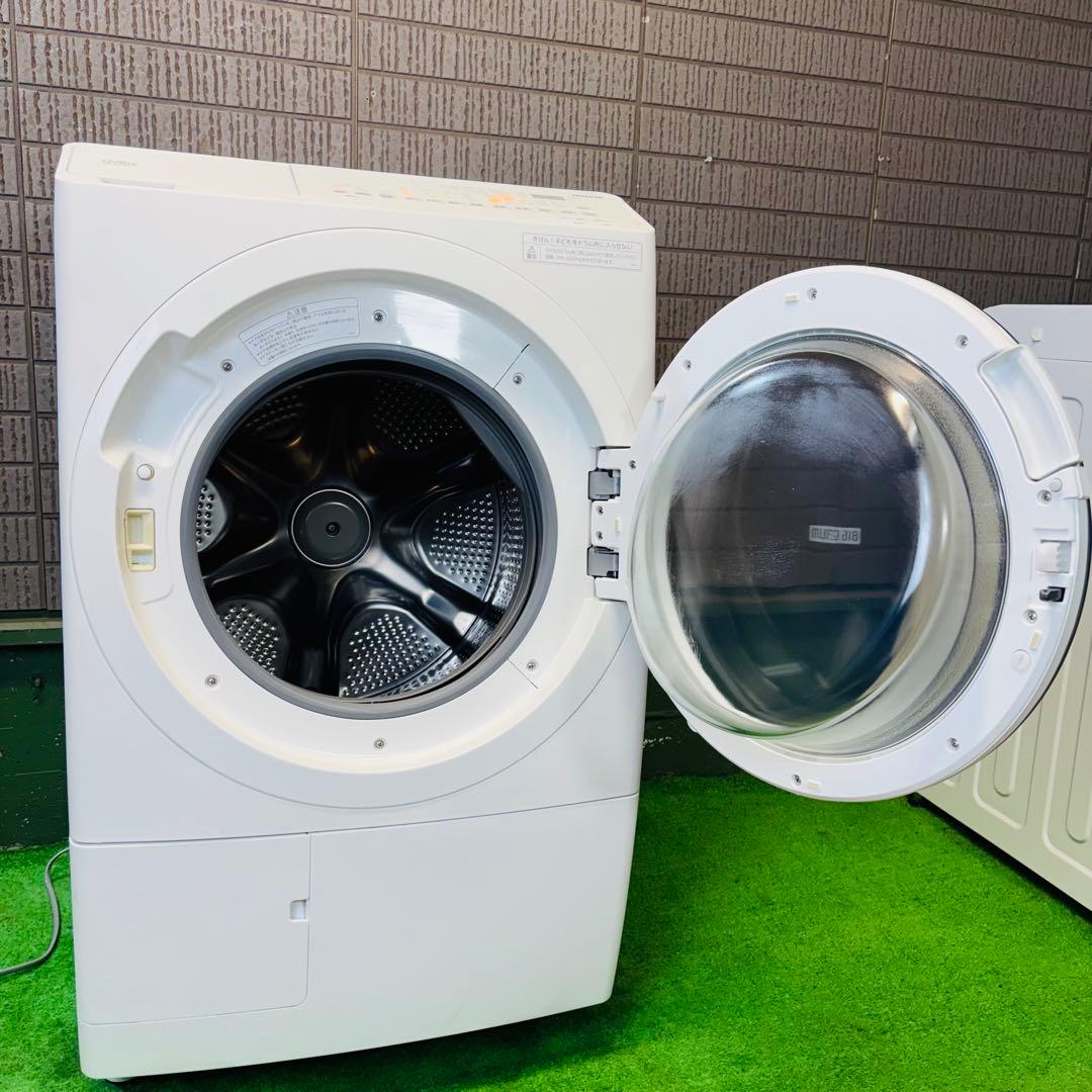 美品 22年製 12kg ドラム式洗濯機 上位モデル 日立【地域限定配送無料】