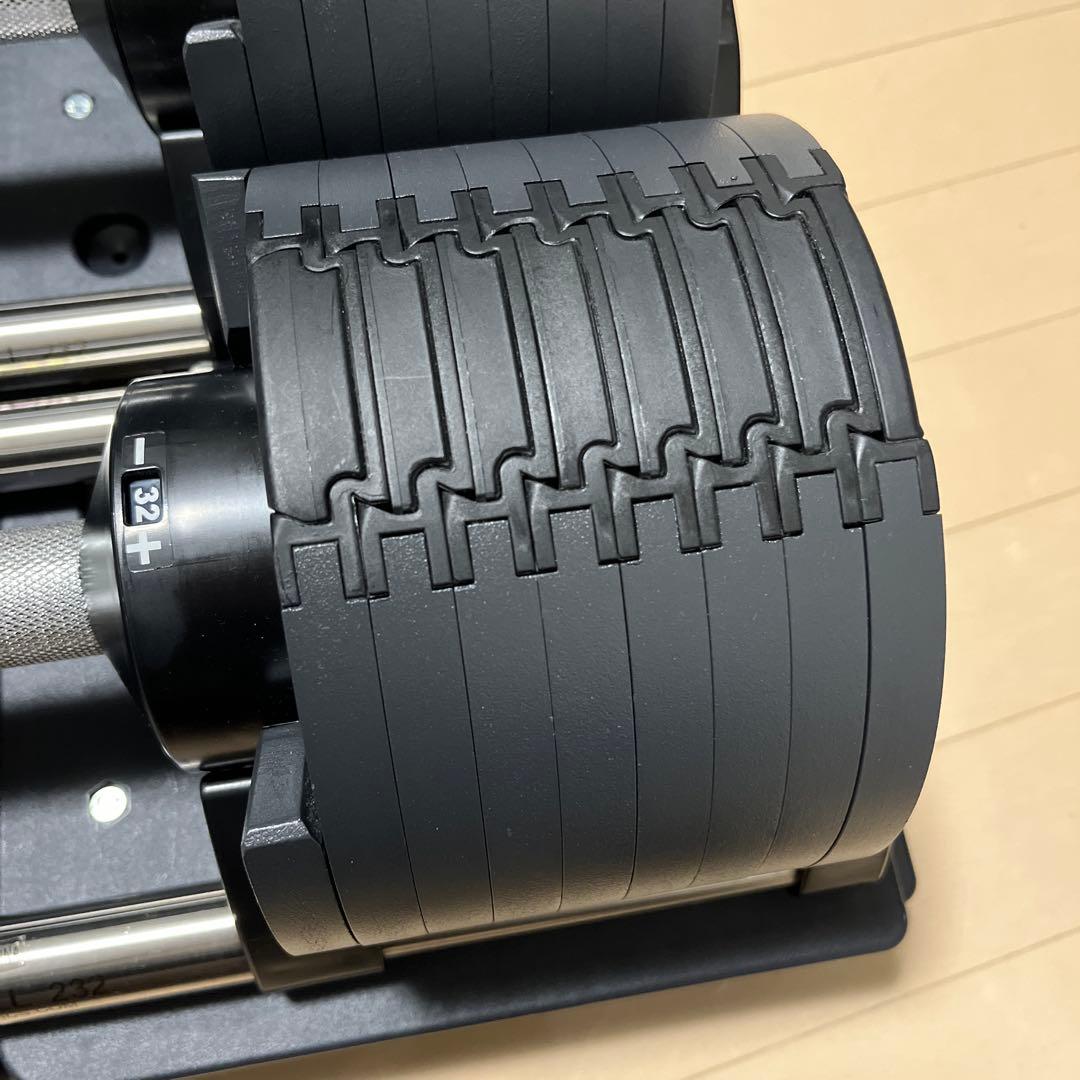 【セット購入①】32kg 2kg刻みフレックスベルNUOBELL可変式ダンベル