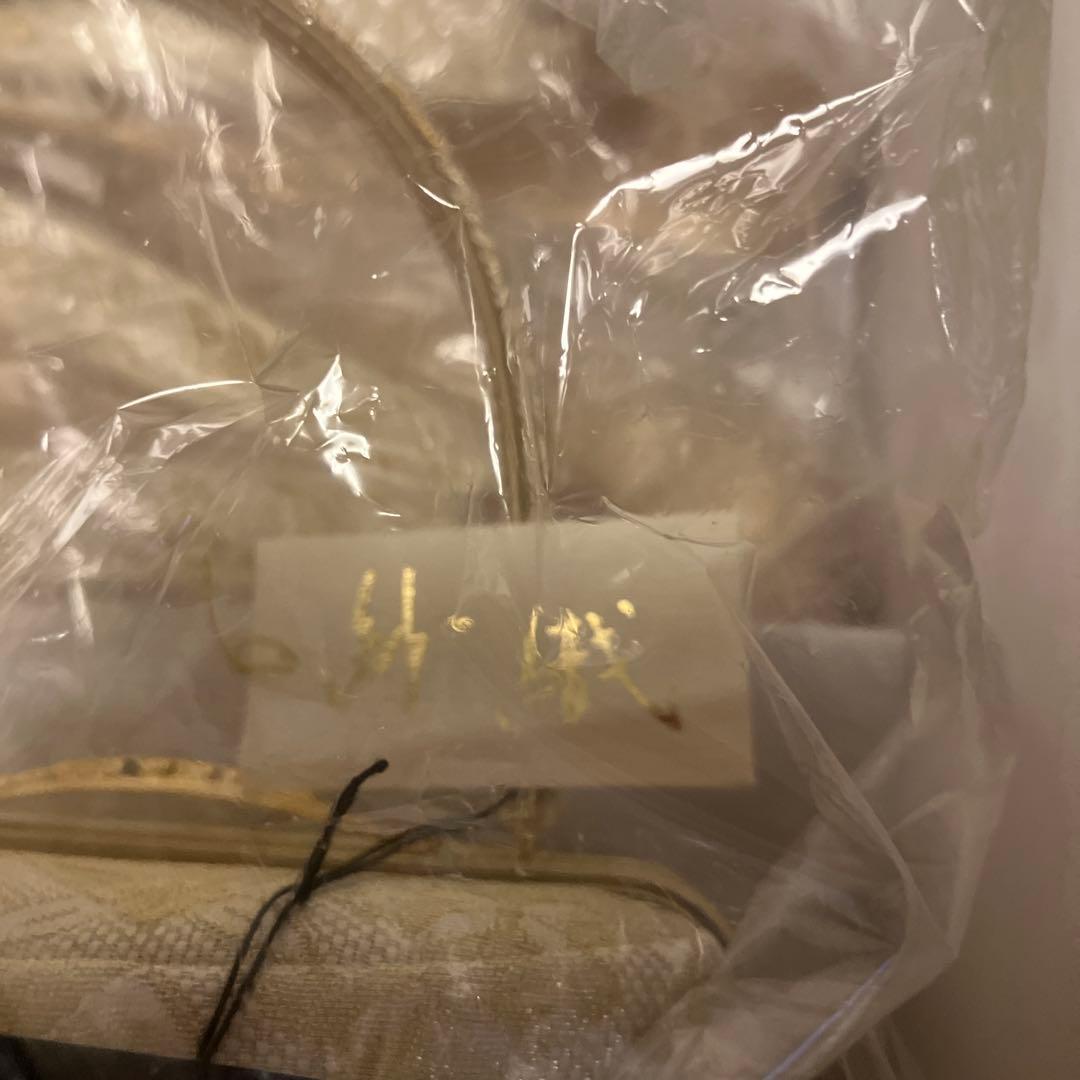 Pearltone ゴールド 和装用バッグ草履セット　紗織