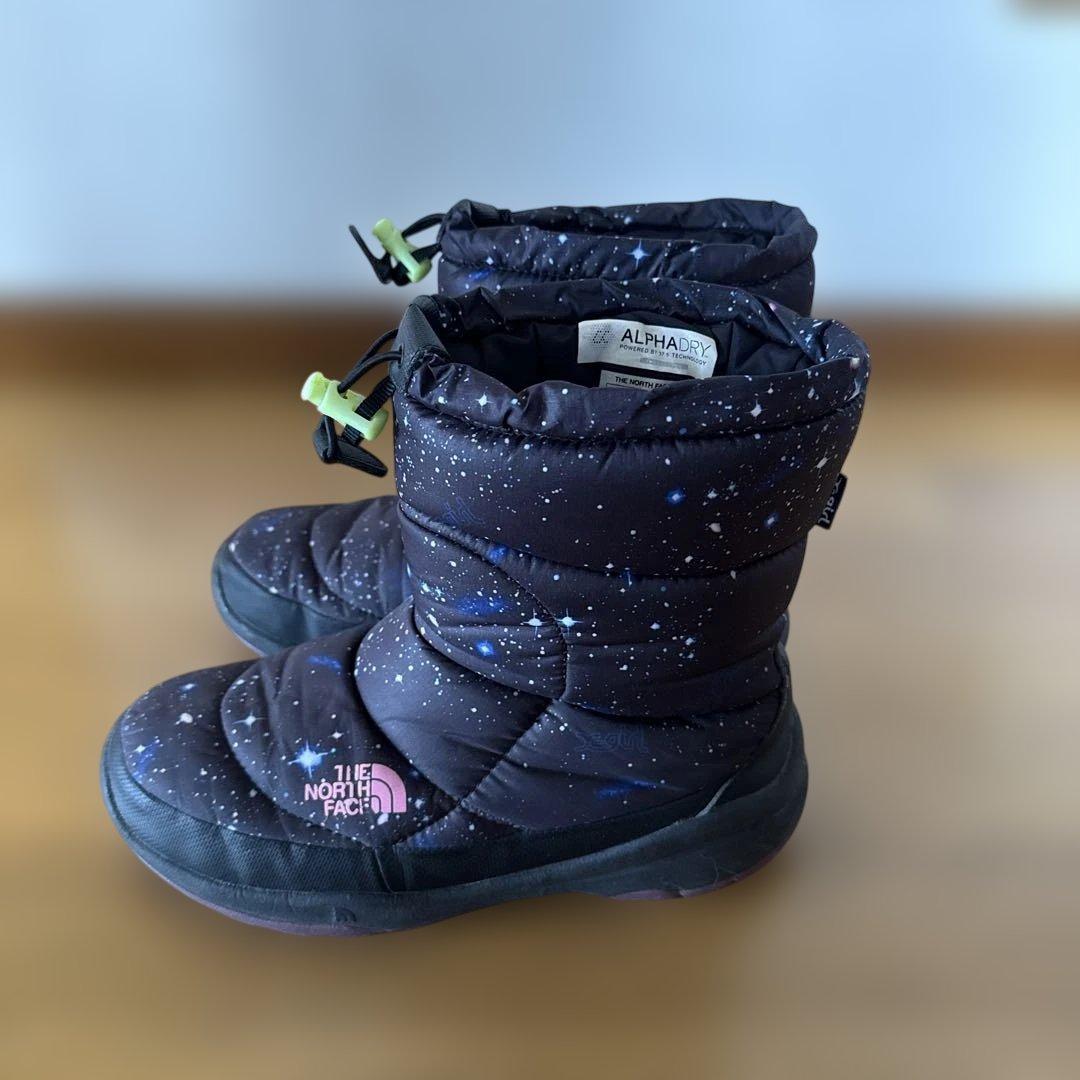 希少✨　美品　ノースフェイス　エックスガール　コラボ　ヌプシブーティ　25 宇宙