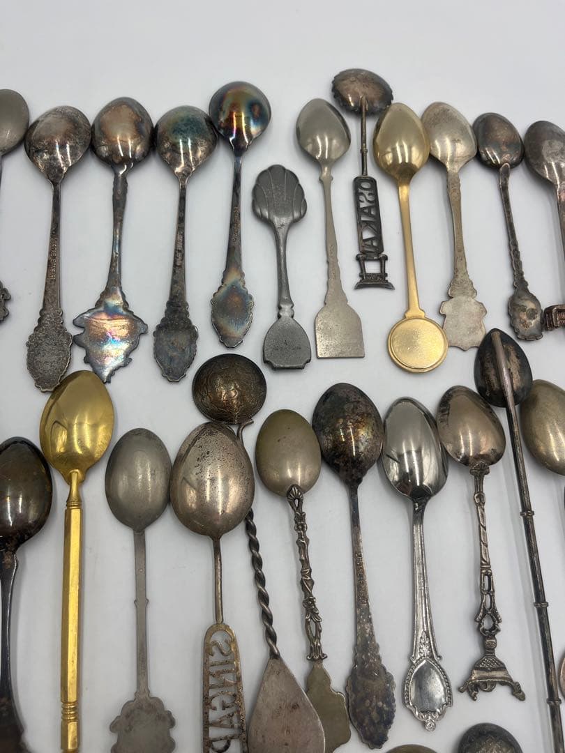 海外　アンティーク　スプーン　シルバー　海外観光地装飾　まとめ売り
