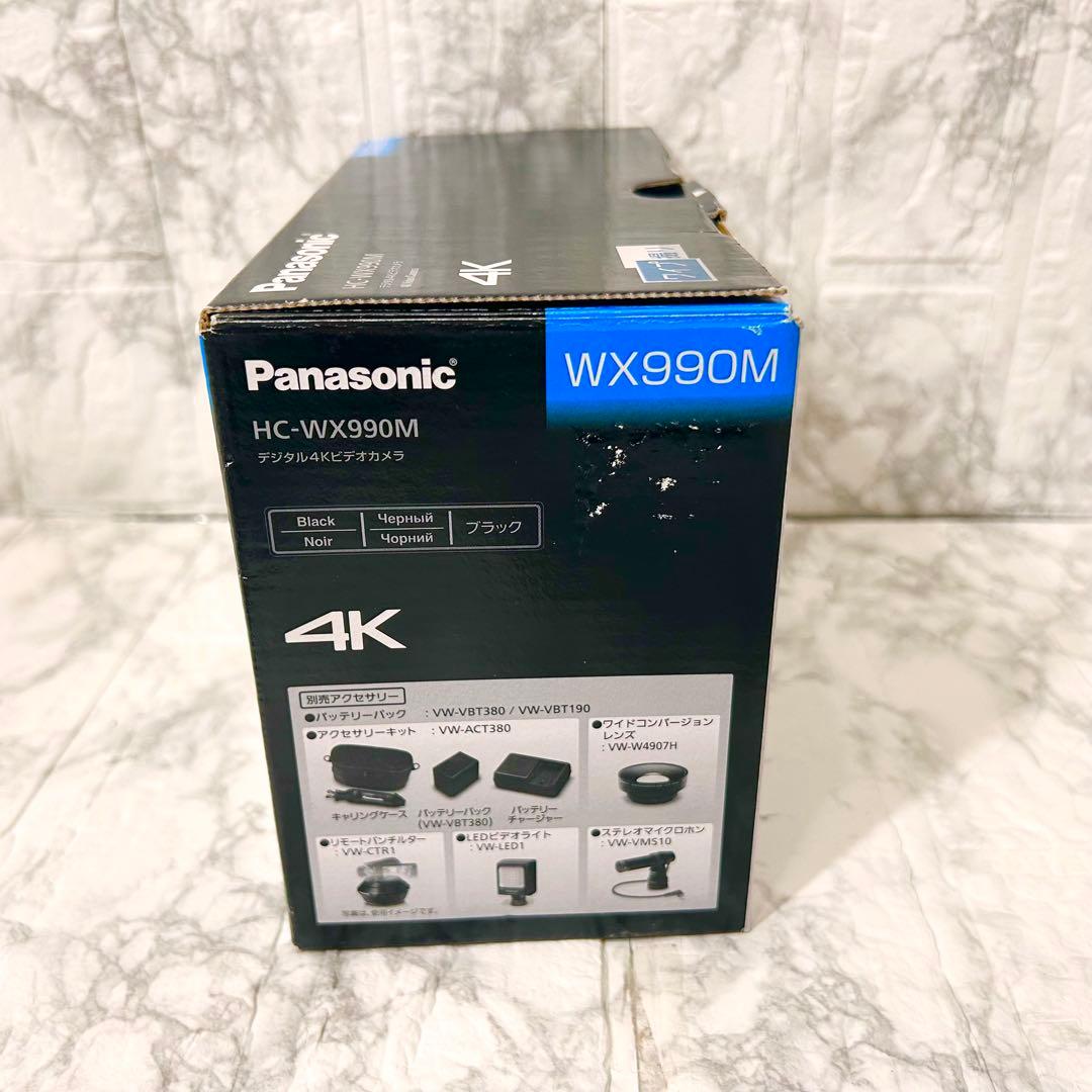 【動作品】Panasonic HC-WX990M 4K ビデオカメラ 動作確認済