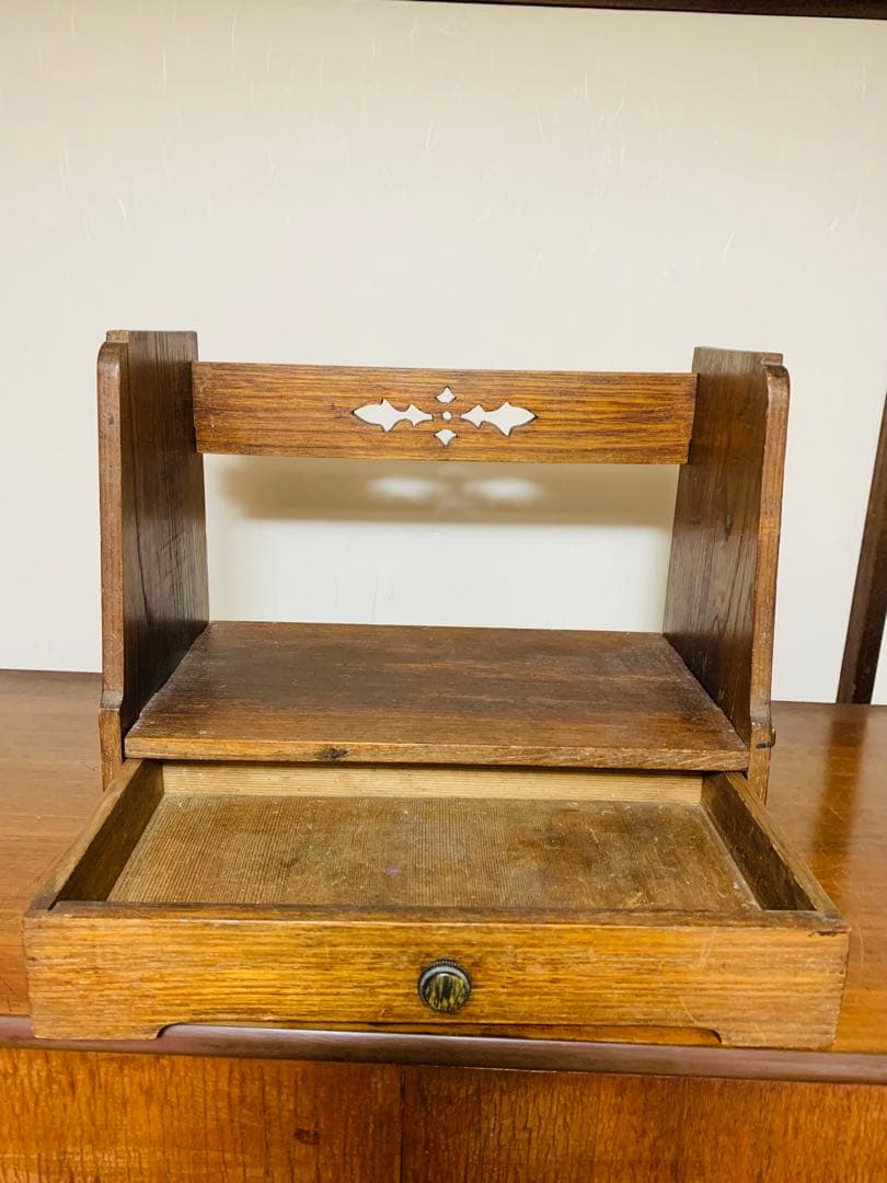 昭和レトロ アンティーク ブックシェルフ 本立て 本棚