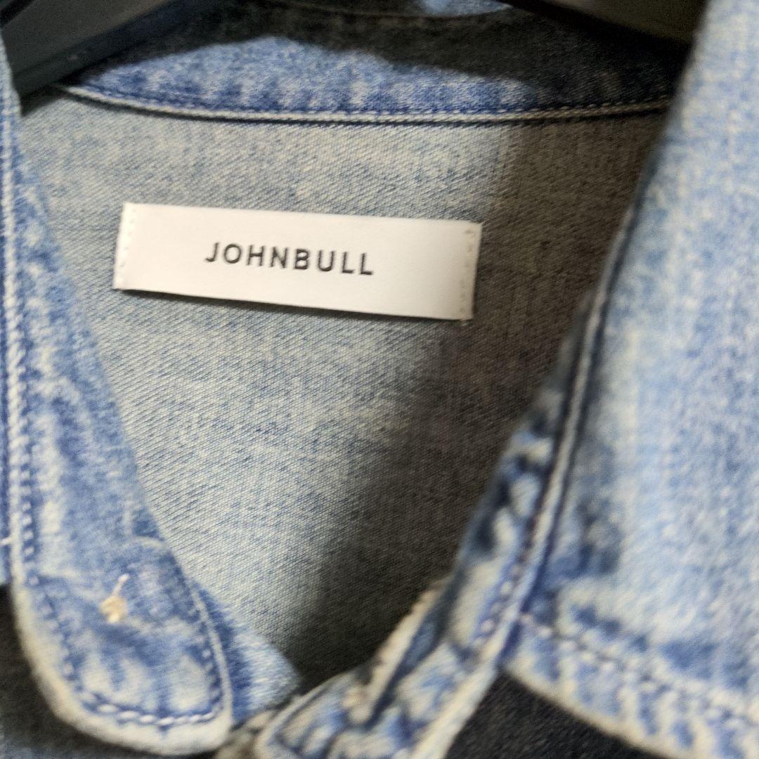 ☆みつまめ☆JOHNBULL　ダメージデニム クロップドシャツ