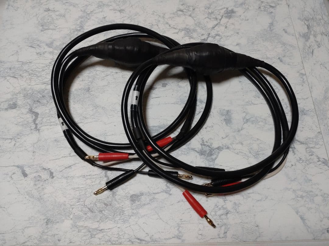 【最新作】420段式カタパルト搭載　スピーカーケーブル 1.8mペア