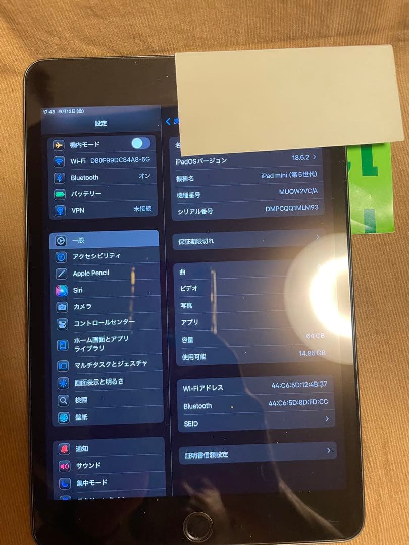 かずさん専用　ipad mini5 64GB wifi