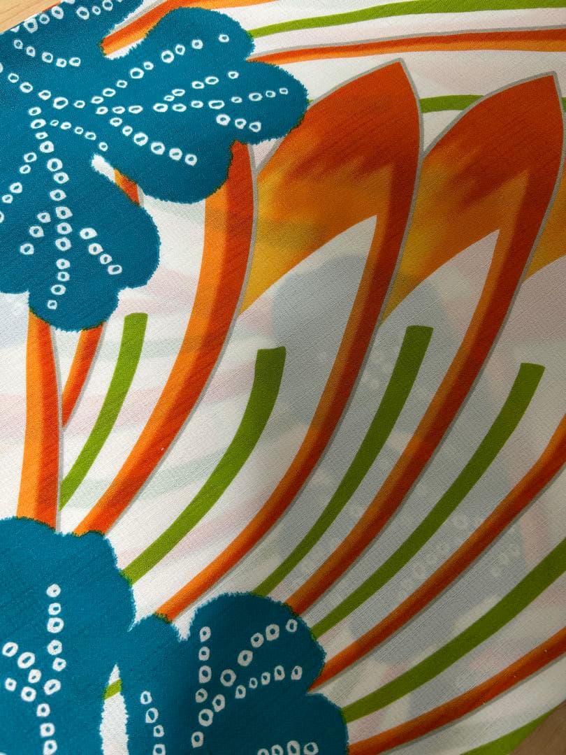 浴衣単品　和風館　セオアルファ　浴衣　単衣　菊　アンティーク風