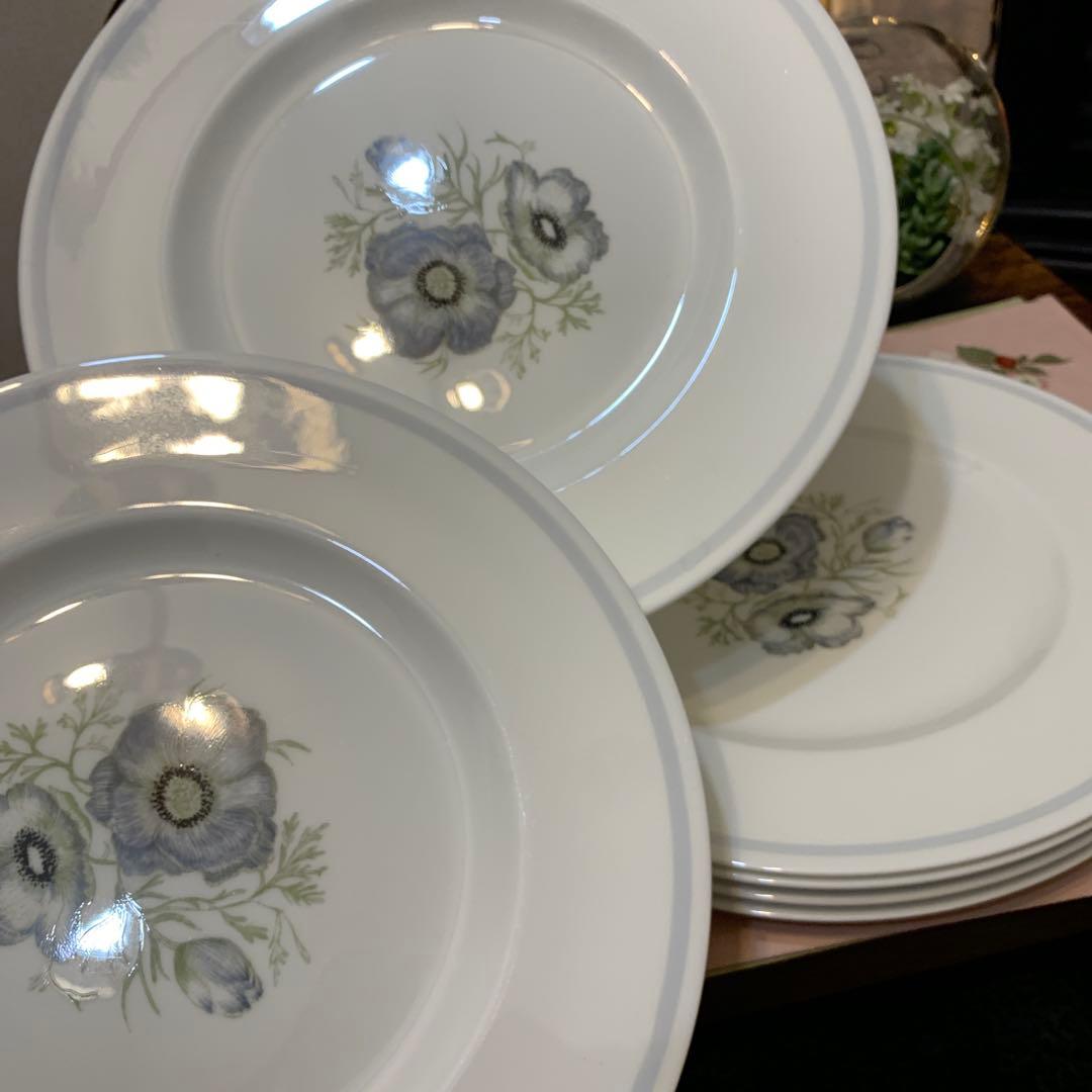 ウェッジウッド グレンミスト　スージークーパー　27cmディナープレート　6枚