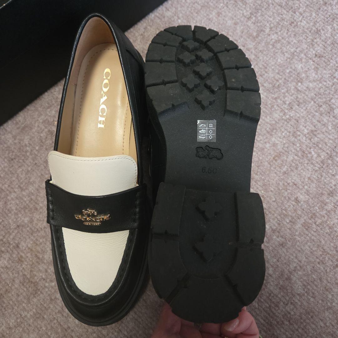 COACH Ruthie Leather Loafer 23.5cm正規品