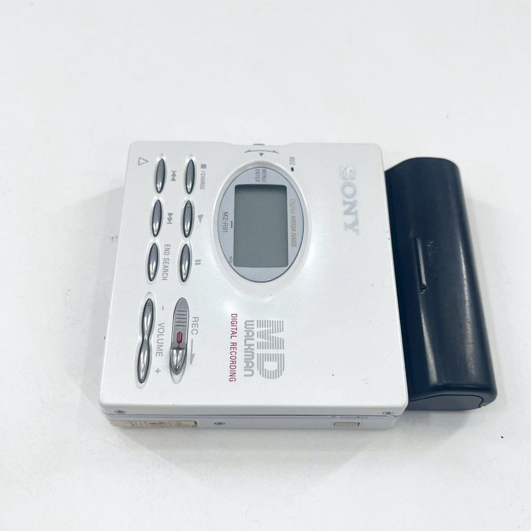 SONY MZ-R91 MDウォークマン 動作品 単三電池使用可 録音再生OK