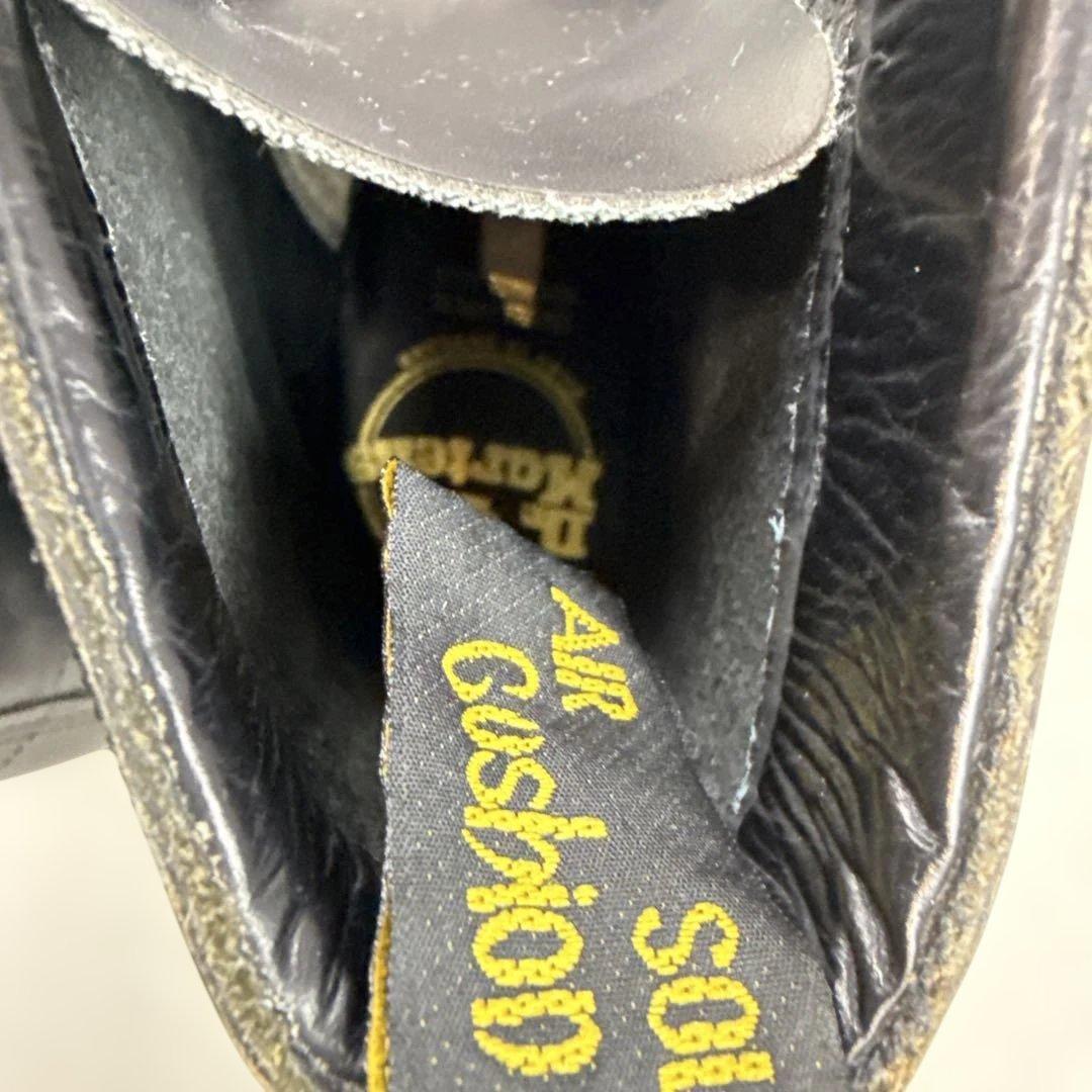 ドクターマーチン　レザーブーツ　ブラック　イングランド製　サイズ7 美品　紐なし