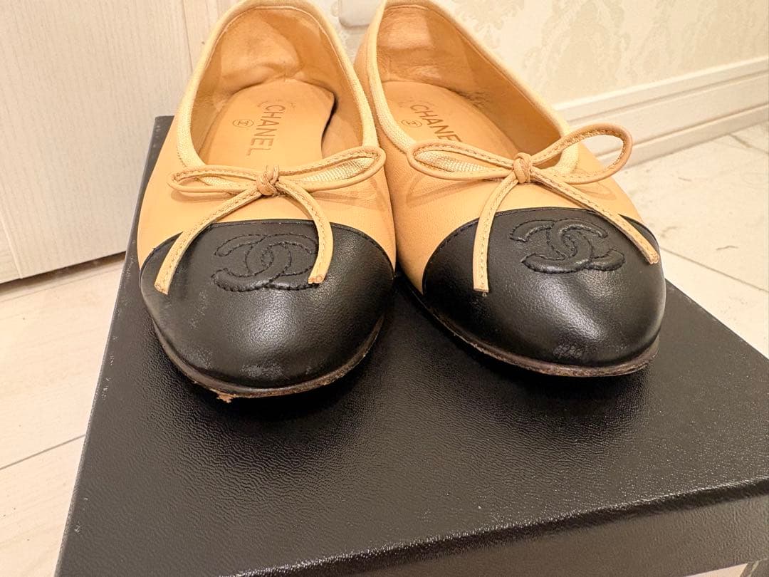 ※ドォロワーCHANEL バレエシューズ ベージュ/