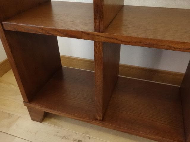 勇峰工芸（新）　雅　すき棚Ｄ　楢（ナラ）材　北海道手作り家具