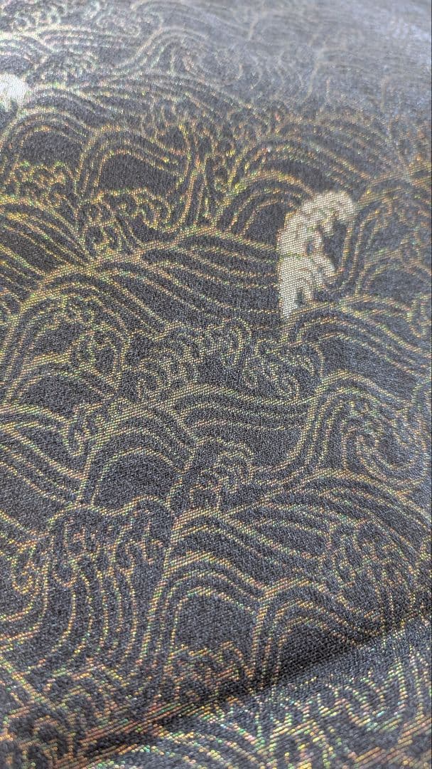 【新品】金色の龍 袋帯 幅31cm•長さ448cm