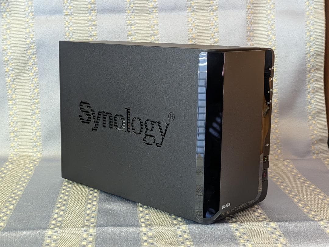 Synology DS223 NAS 本体 2.5インチHDD付き