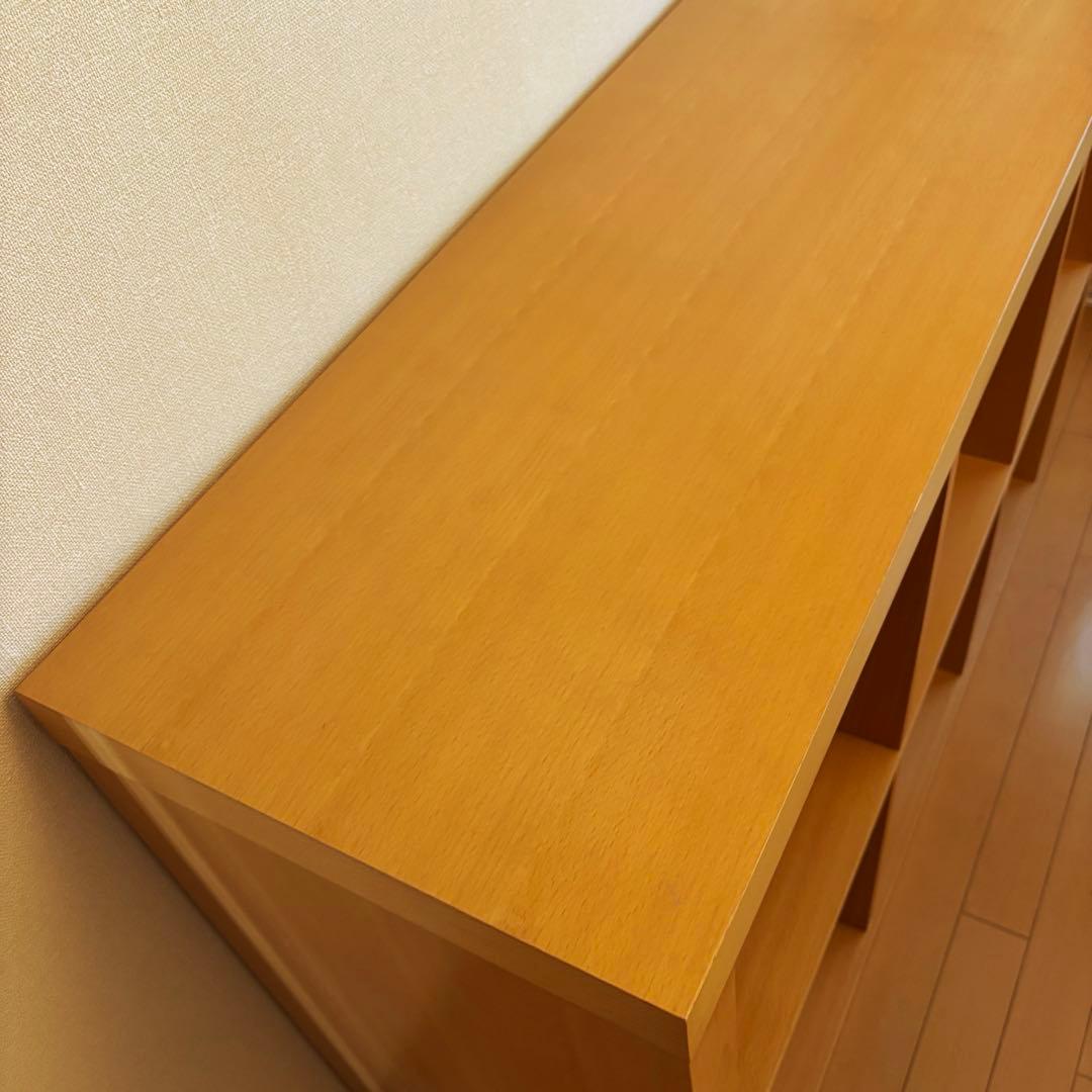 無印良品　MUJI 木製オープンシェルフ 2段