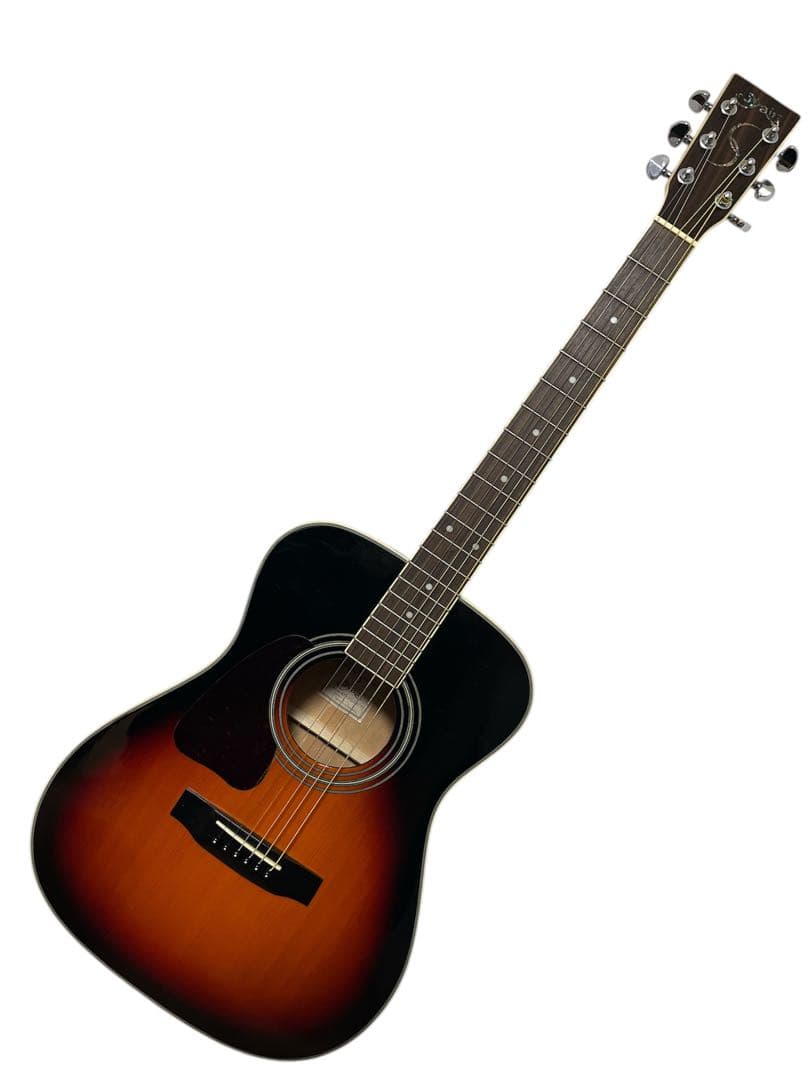 S.Yairiヤイリ アコースティックギター ハードケース付　レフティ（左利き）