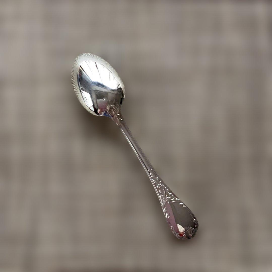 《CHRISTOFLE MARLY》シルバーコーティングティースプーン6本