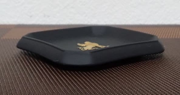 ウェッジウッド・ジャスパーブラック スクエアプレート