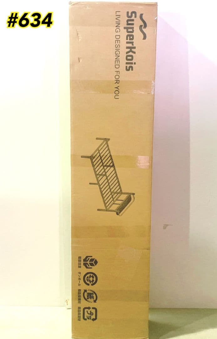 SuperKois ベッドフレーム ダブル ブラック コンセント 棚付き 収納