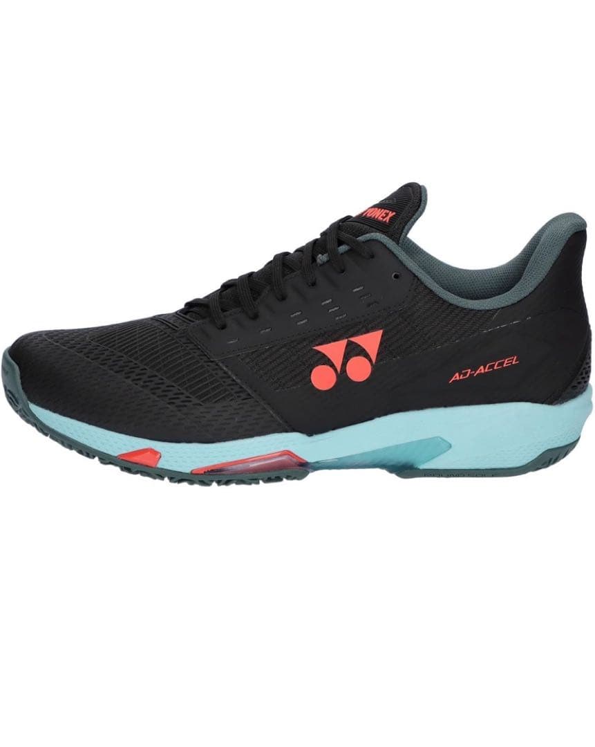 YONEX アドアクセルワイド　GC テニスシューズ ブラック/スカイブルー