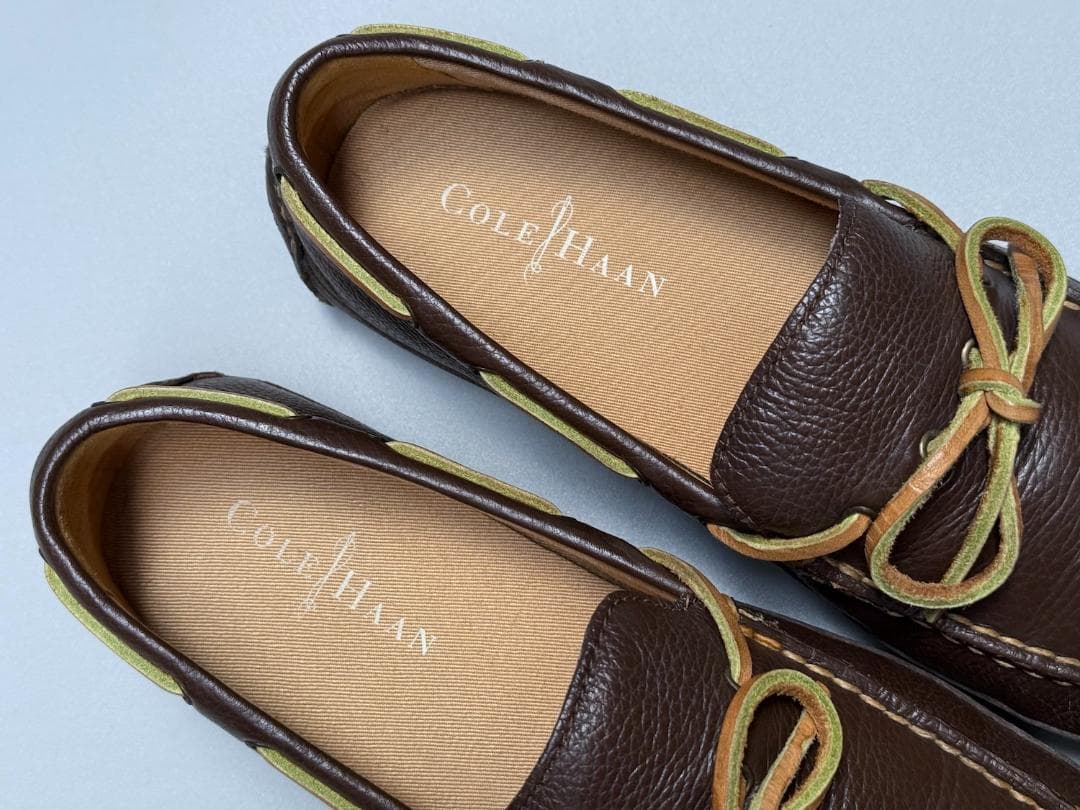 新品 8M/25.5㎝ コールハーン キャンプ モック ドライバー 濃ブラウン