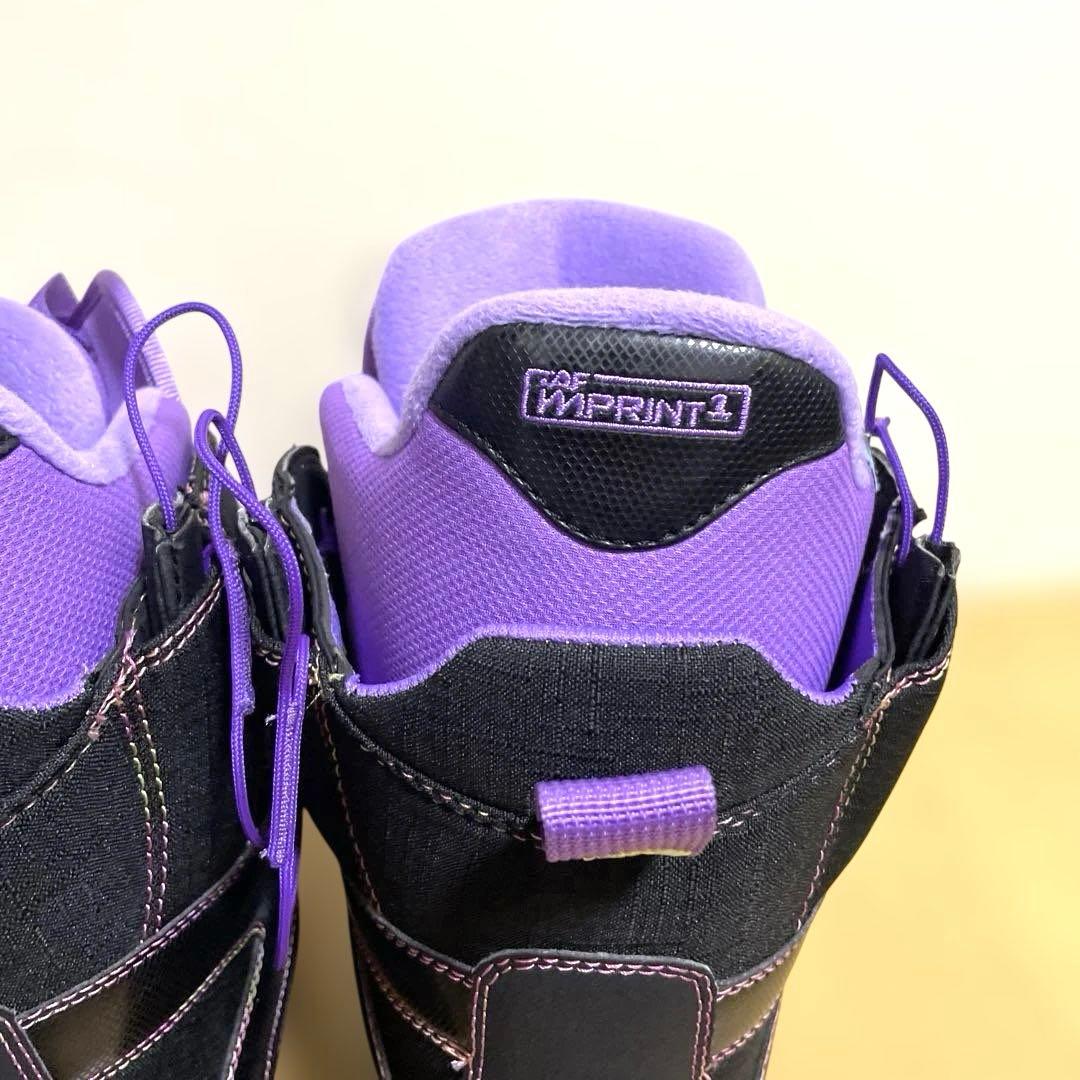 Burton スノーボードブーツ レディース　パープル/ブラック