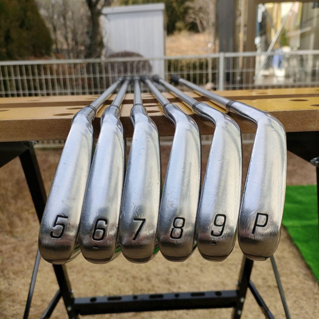 ブリヂストン242+アイアン 5〜P 6本 フジクラmci80r リシャフト品