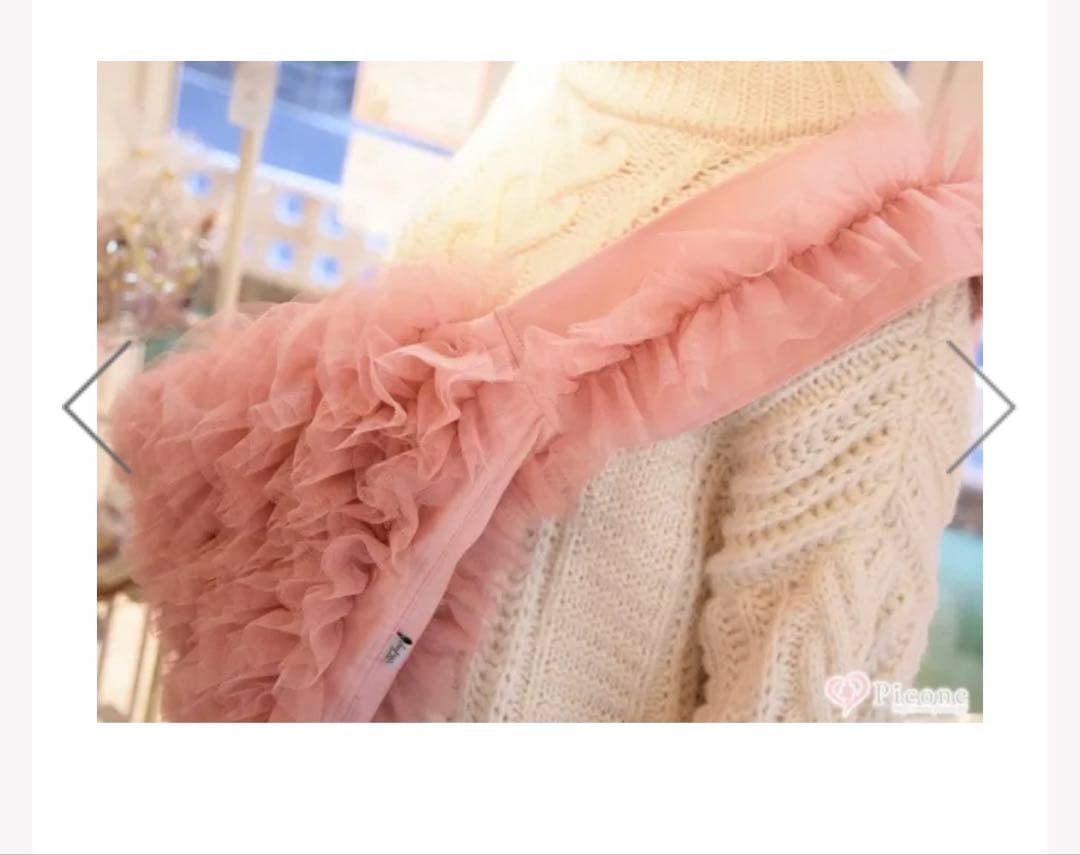 Picone × THEfancysポップアップ限定 フリルドットキャリーバッグ