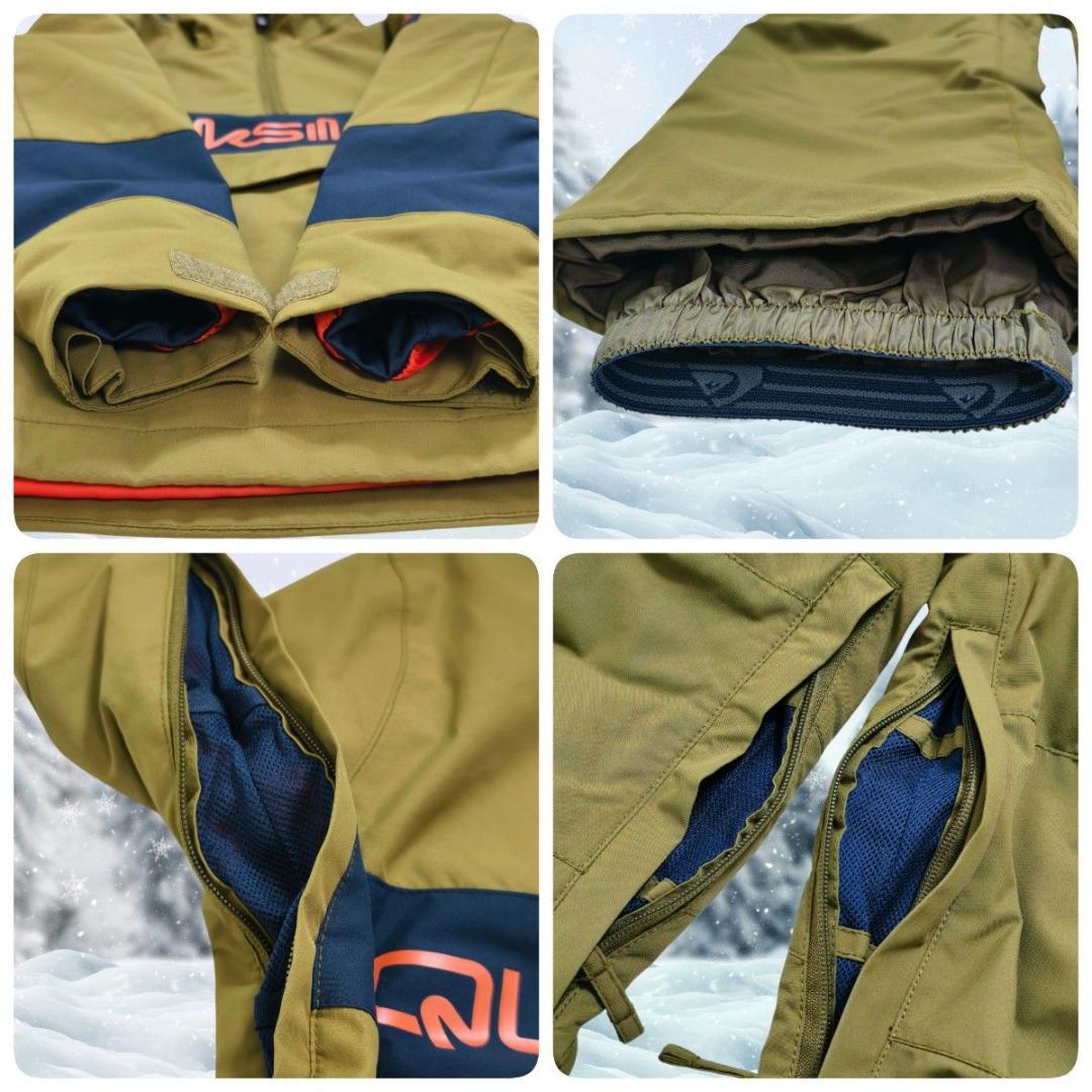 【最終値下】未使用級 QUIKSILVER スノボウェア 上下セット 130