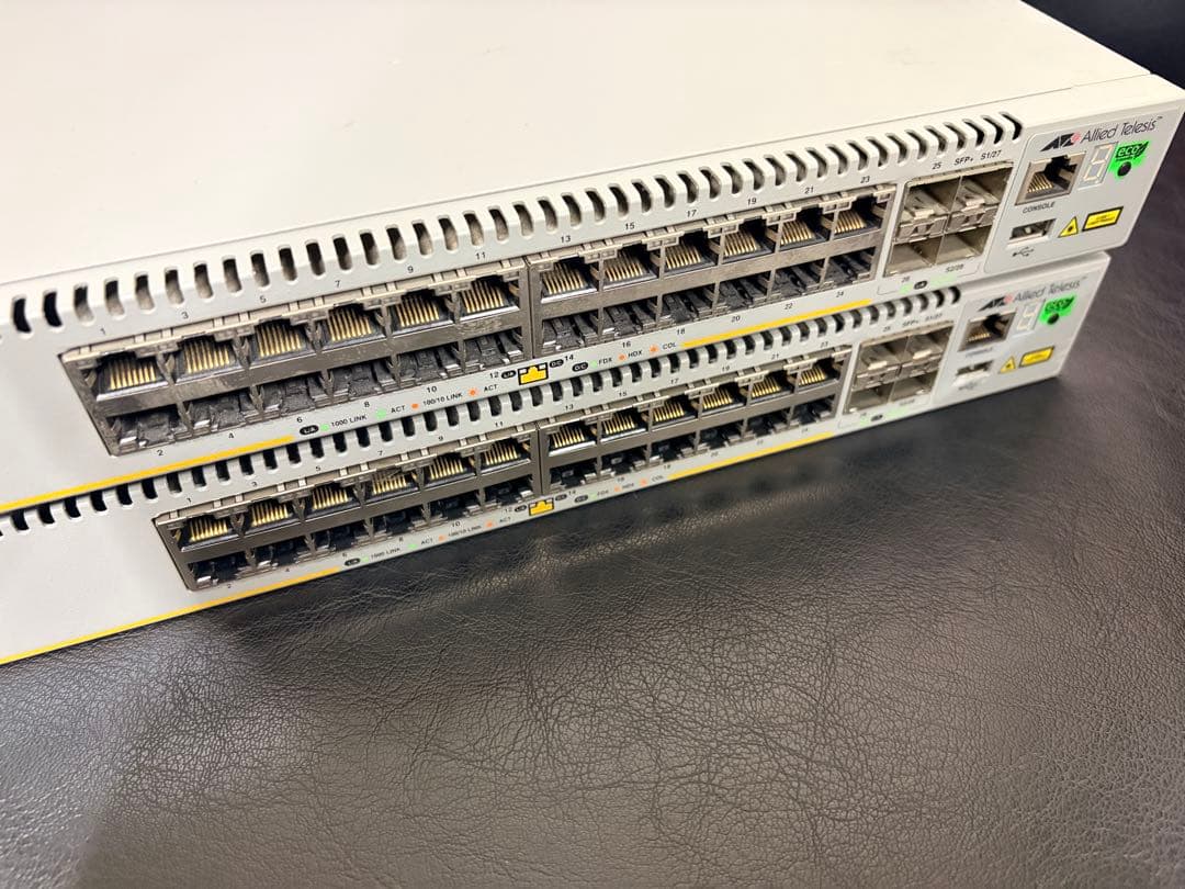 アライドテレシス CenterCOM AT-x510L-28GT 2台