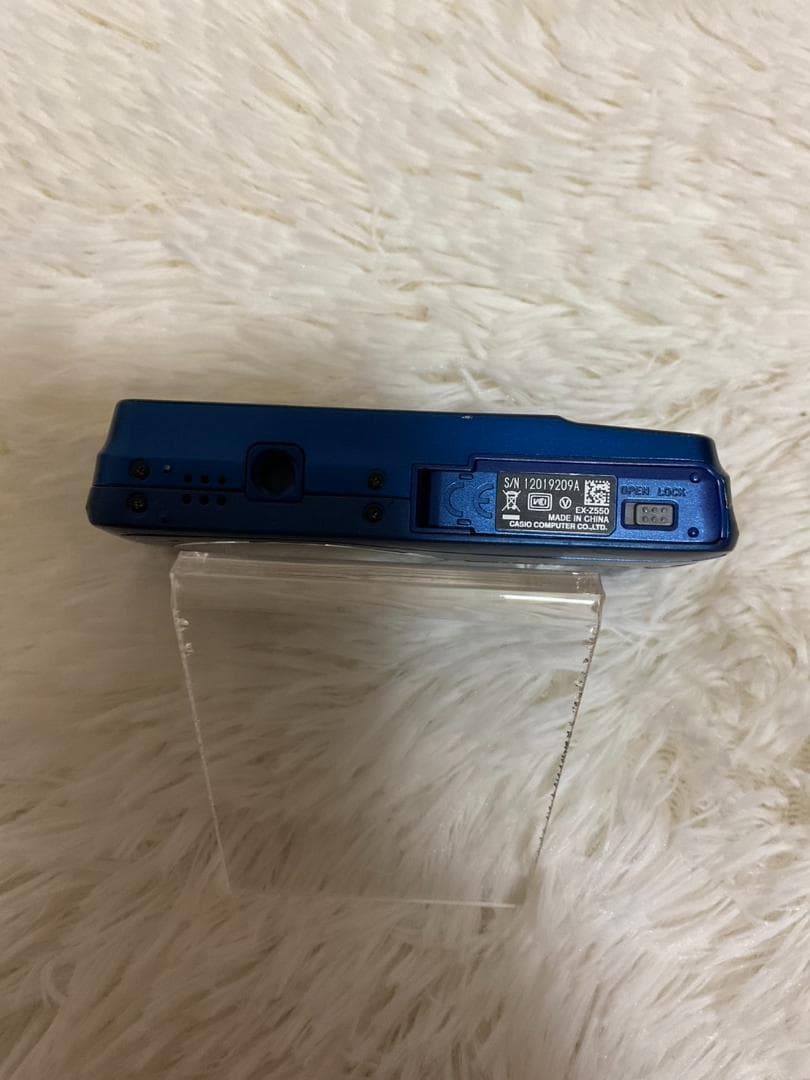 【簡易動作確認済】CASIO EXILIM EX-Z550 デジタルカメラブルー