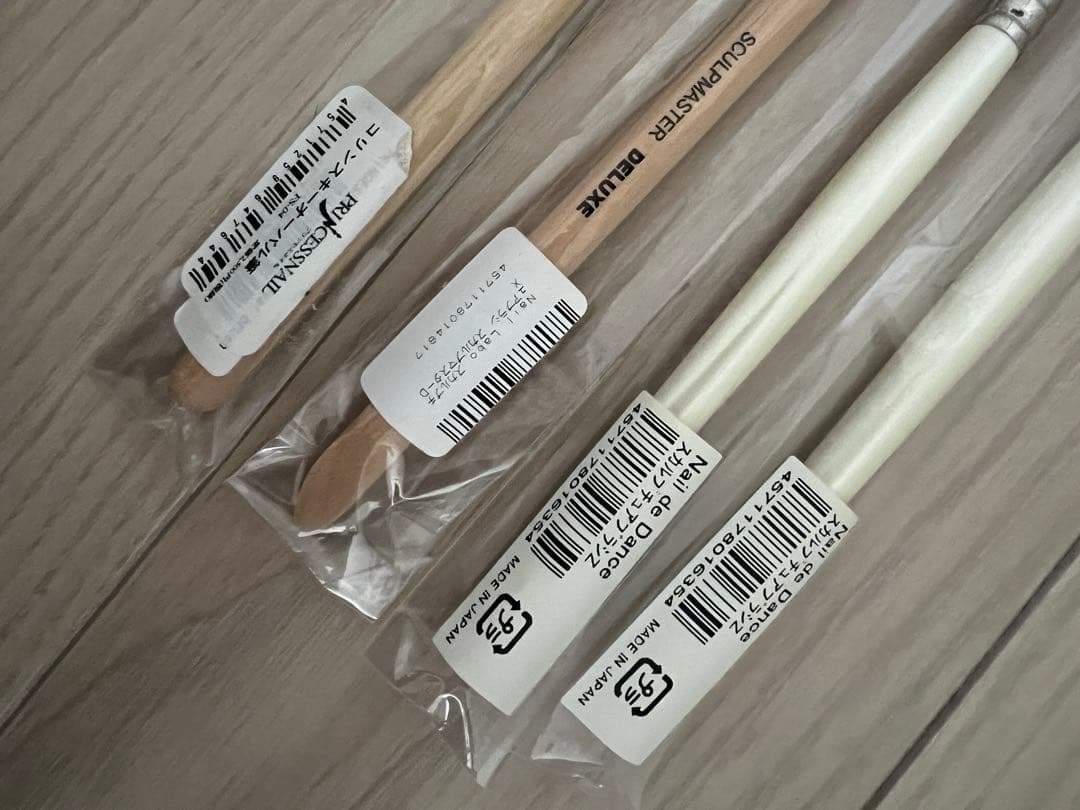 スカルプマスター ネイルアート用ブラシ 4本セット