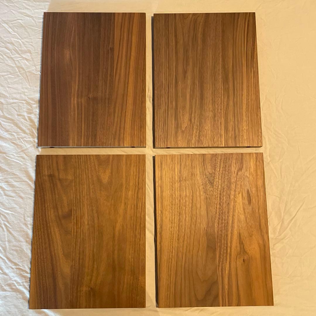 無印良品　スタッキングシェルフ・追加３段・ウォールナット材